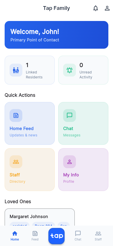 Tap to Reach. Tap to Care.